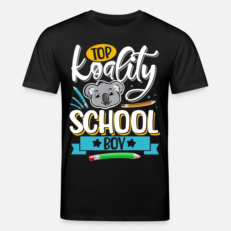 Schule Koala - Stanley/Stella Unisex Bio-T-Shirt CREATOR - Schwarz