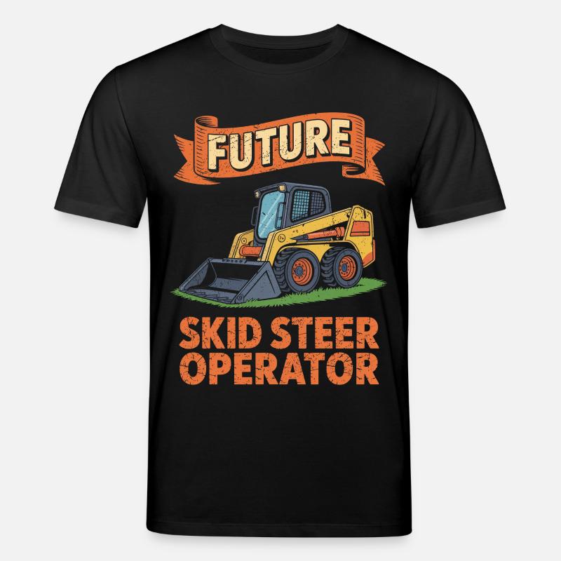 Kompaktlader Skid Steer Operator - Stanley/Stella Unisex Bio-T-Shirt CREATOR  - Schwarz
