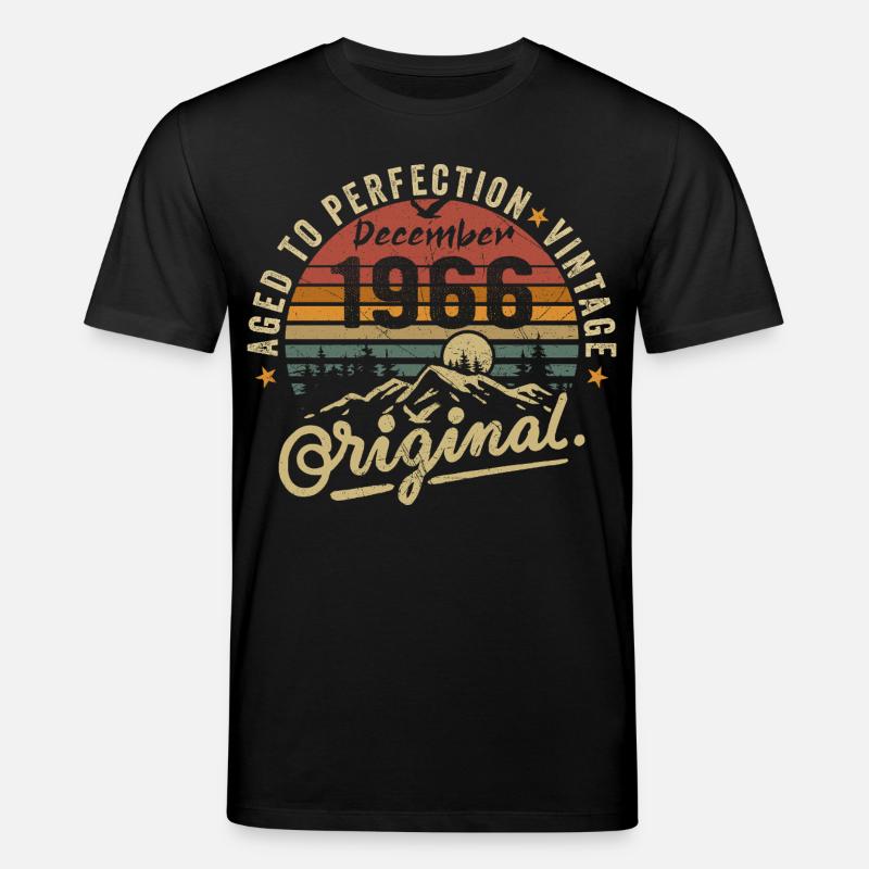 Legenden wurden im Dezember 1966 - Stanley/Stella Unisex Bio-T-Shirt CREATOR - Schwarz