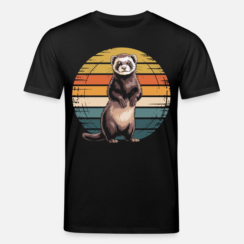 Frettchen - Stanley/Stella Unisex Bio-T-Shirt CREATOR  - Schwarz