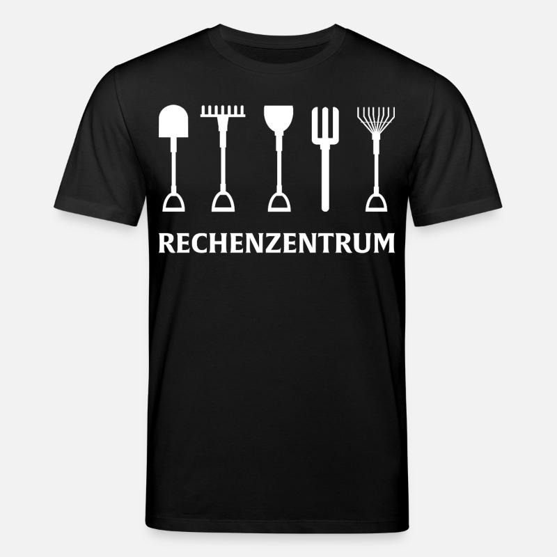 Rechenzentrum Gartenarbeit  - Stanley/Stella Unisex Bio-T-Shirt CREATOR  - Schwarz