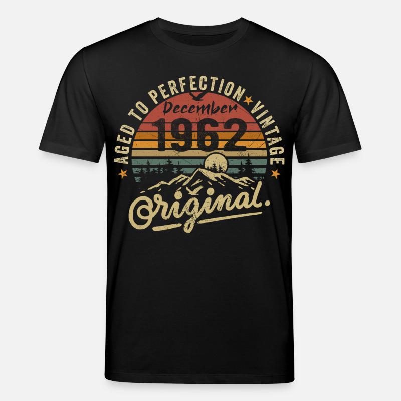 Legenden wurden im Dezember 1962 - Stanley/Stella Unisex Bio-T-Shirt CREATOR  - Schwarz