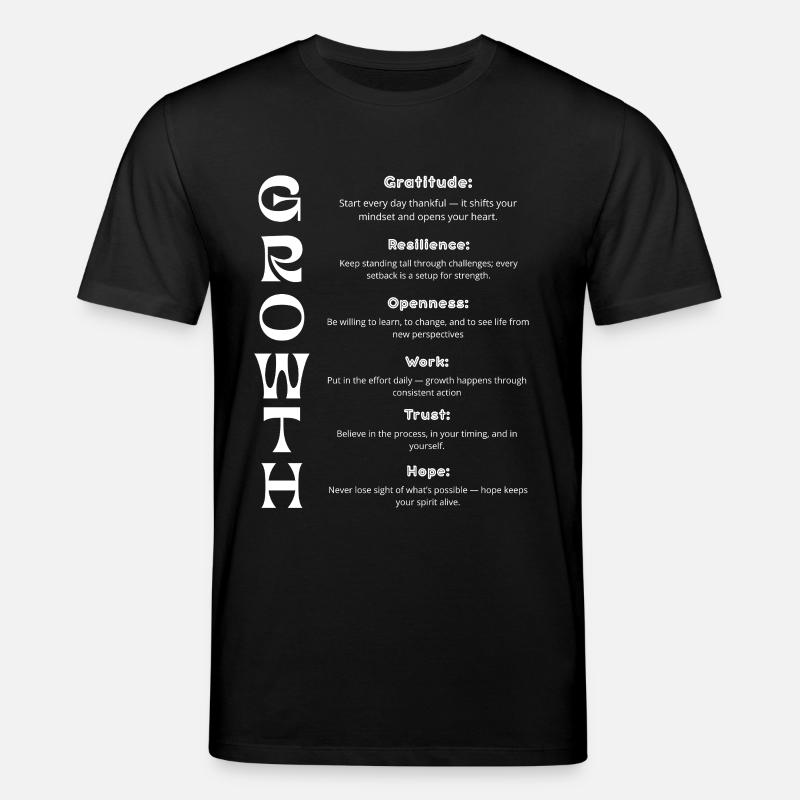 Wachstumsentwicklung - Stanley/Stella Unisex Bio-T-Shirt CREATOR  - Schwarz