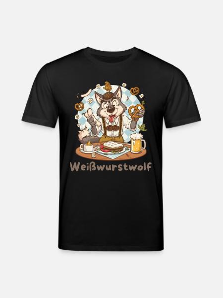 Weißwurst grinder Kochheld Bavarian - Stanley/Stella CREATOR Unisex Organic T-Shirt - black