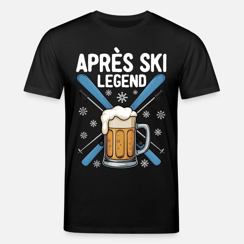Après Ski Legend - Stanley/Stella Unisex Bio-T-Shirt CREATOR  - Schwarz