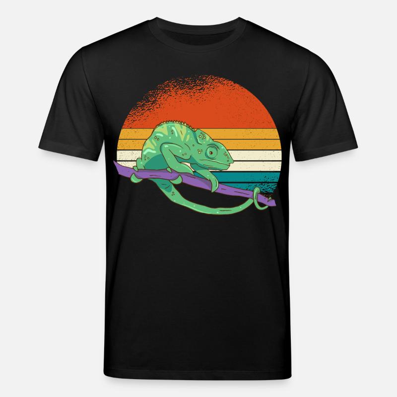 Caméléon du coucher de soleil - T-shirt bio CREATOR Stanley/Stella Unisexe - noir
