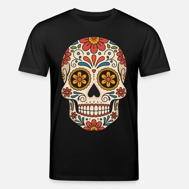 Cinco De Mayo Schädelsymbol Feier - Stanley/Stella Unisex Bio-T-Shirt CREATOR  - Schwarz