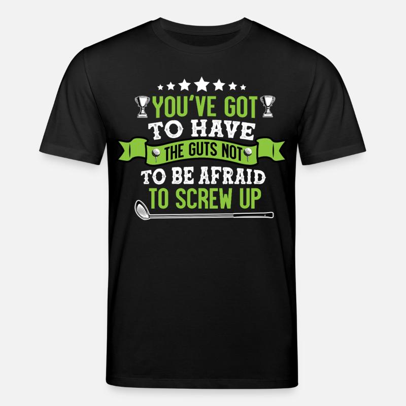 Golf - Stanley/Stella Unisex Bio-T-Shirt CREATOR  - Schwarz