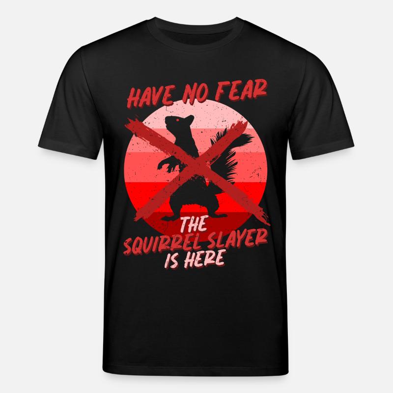 Eichhörnchenjäger Baumratte - Stanley/Stella Unisex Bio-T-Shirt CREATOR  - Schwarz