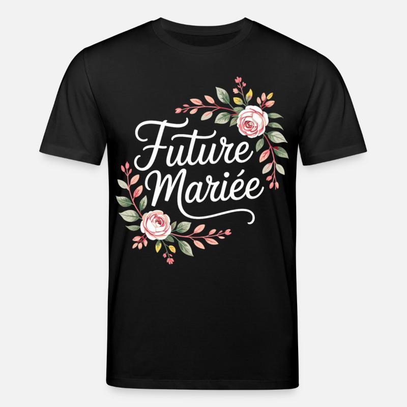 Team Mariage EVJF Future Mariée - T-shirt bio CREATOR Stanley/Stella Unisexe - noir