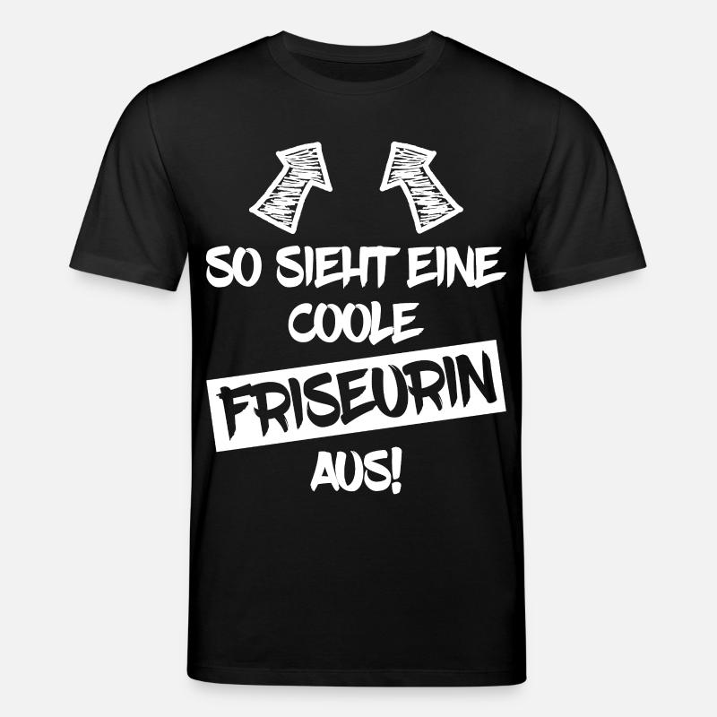 Coiffeur cool drôle dicton cadeau - T-shirt bio CREATOR Stanley/Stella Unisexe - noir