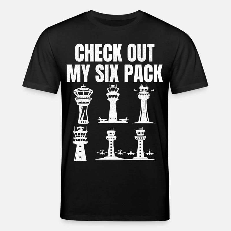 Check out my six pack - Stanley/Stella Unisex Bio-T-Shirt CREATOR - Schwarz