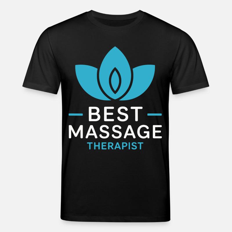 Bester Massagetherapeut Zen Lotus - Stanley/Stella Unisex Bio-T-Shirt CREATOR  - Schwarz