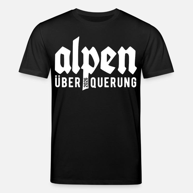 Alpen Überquerung 2026 - Wandern - Stanley/Stella Unisex Bio-T-Shirt CREATOR  - Schwarz