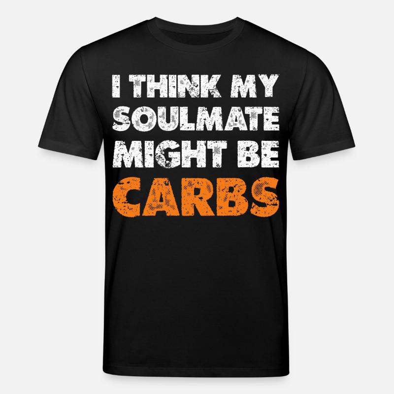 Les glucides comme âmes sœurs - T-shirt bio CREATOR Stanley/Stella Unisexe - noir