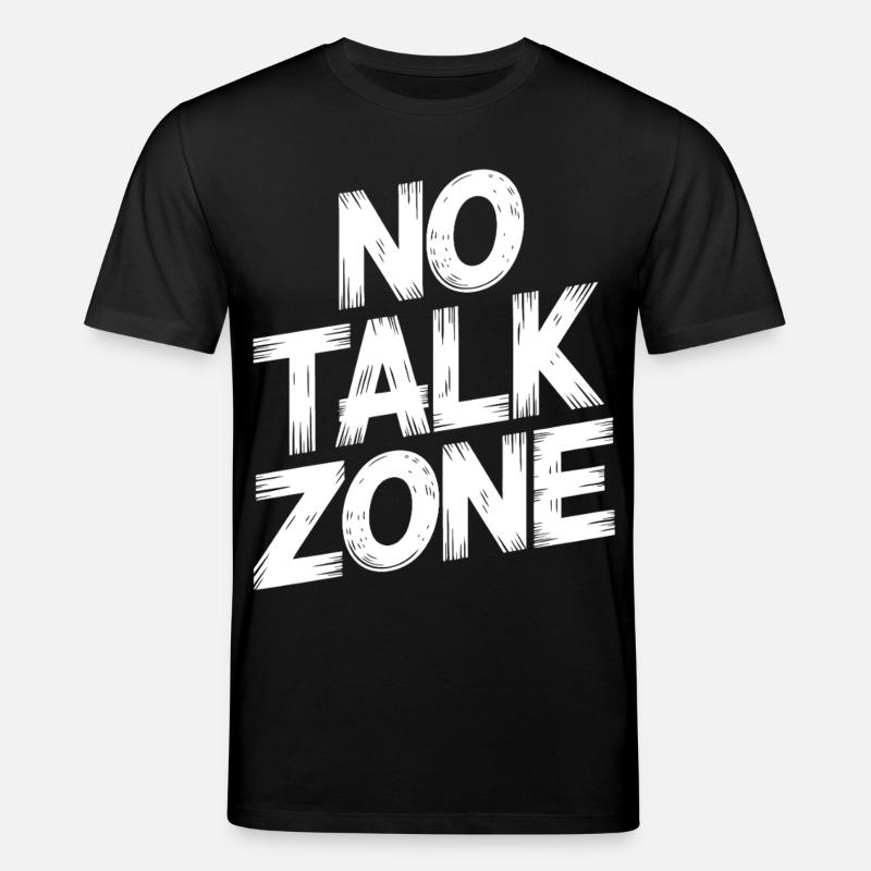 Zone d’interdiction de parler - T-shirt bio CREATOR Stanley/Stella Unisexe - noir
