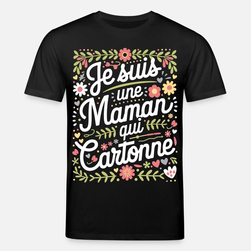 Ich bin eine erfolgreiche Mutter - Stanley/Stella Unisex Bio-T-Shirt CREATOR  - Schwarz