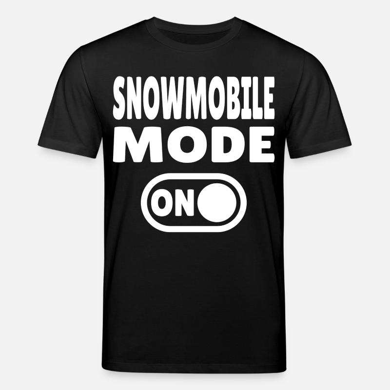Snowmobile Mode ON - Stanley/Stella Unisex Bio-T-Shirt CREATOR  - Schwarz