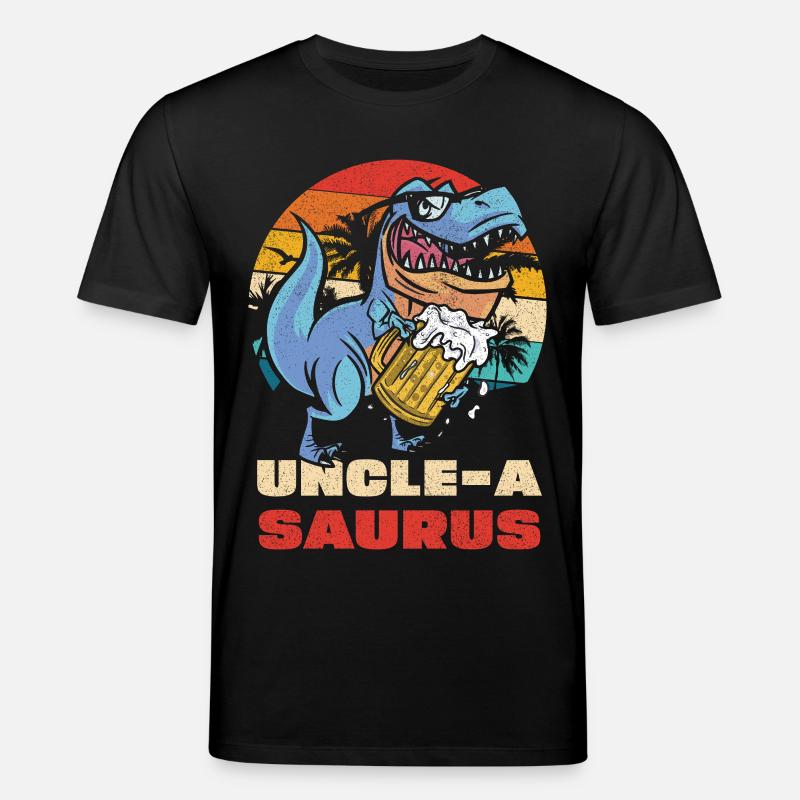 UncleASaurus Bierheld - Stanley/Stella CREATOR Unisex Organic T-Shirt - black