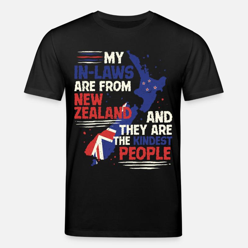 Neuseeland Verwandte Schwiegermutter - Stanley/Stella Unisex Bio-T-Shirt CREATOR - Schwarz