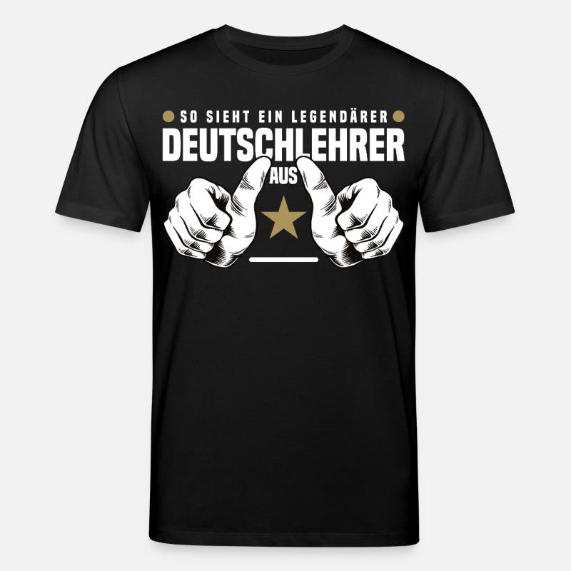 Deutschlehrer - Stanley/Stella Unisex Bio-T-Shirt CREATOR  - Schwarz