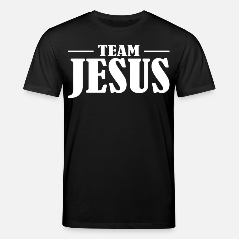 Team Jesus Schriftzug Design - Stanley/Stella Unisex Bio-T-Shirt CREATOR - Schwarz