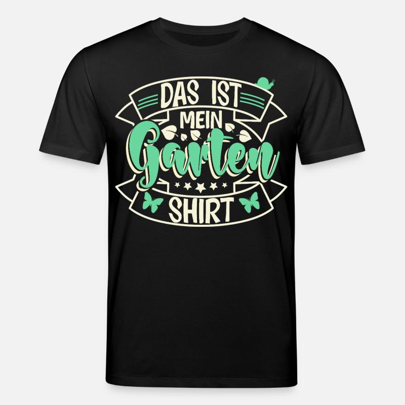 Garten Schrebergarten - Stanley/Stella Unisex Bio-T-Shirt CREATOR  - Schwarz