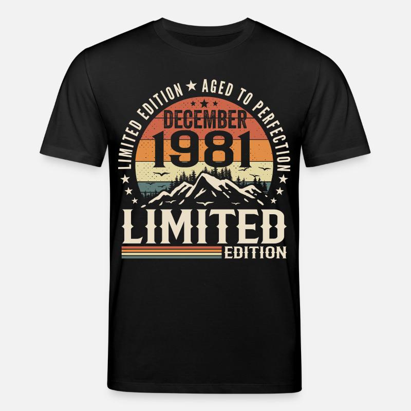 Dezember 1981 - Stanley/Stella Unisex Bio-T-Shirt CREATOR  - Schwarz