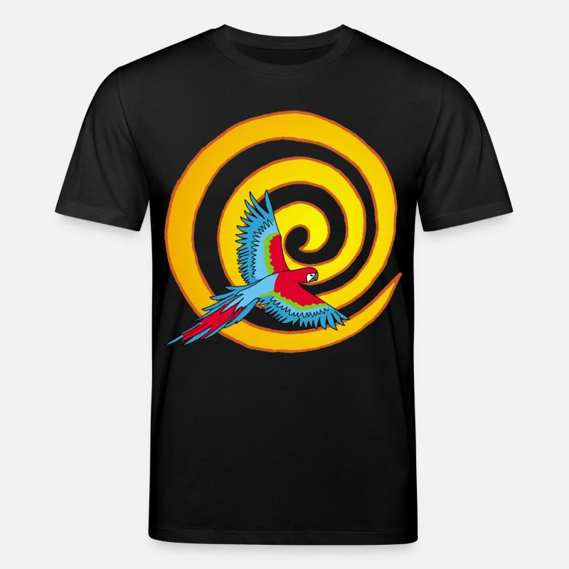Die Sonne und der Vogel - Stanley/Stella Unisex Bio-T-Shirt CREATOR  - Schwarz