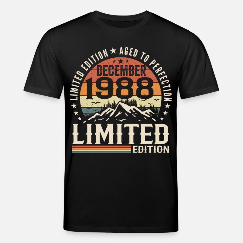 Dezember 1988 - Stanley/Stella Unisex Bio-T-Shirt CREATOR  - Schwarz