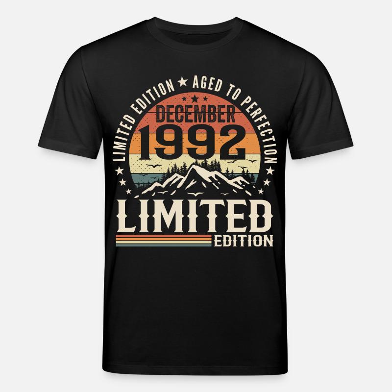 Dezember 1992 - Stanley/Stella Unisex Bio-T-Shirt CREATOR  - Schwarz
