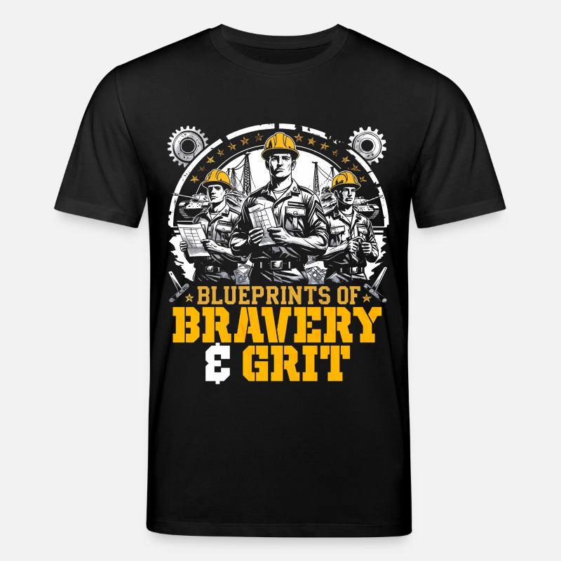 Mécanique militaire Bravoure et courage - T-shirt bio CREATOR Stanley/Stella Unisexe - noir
