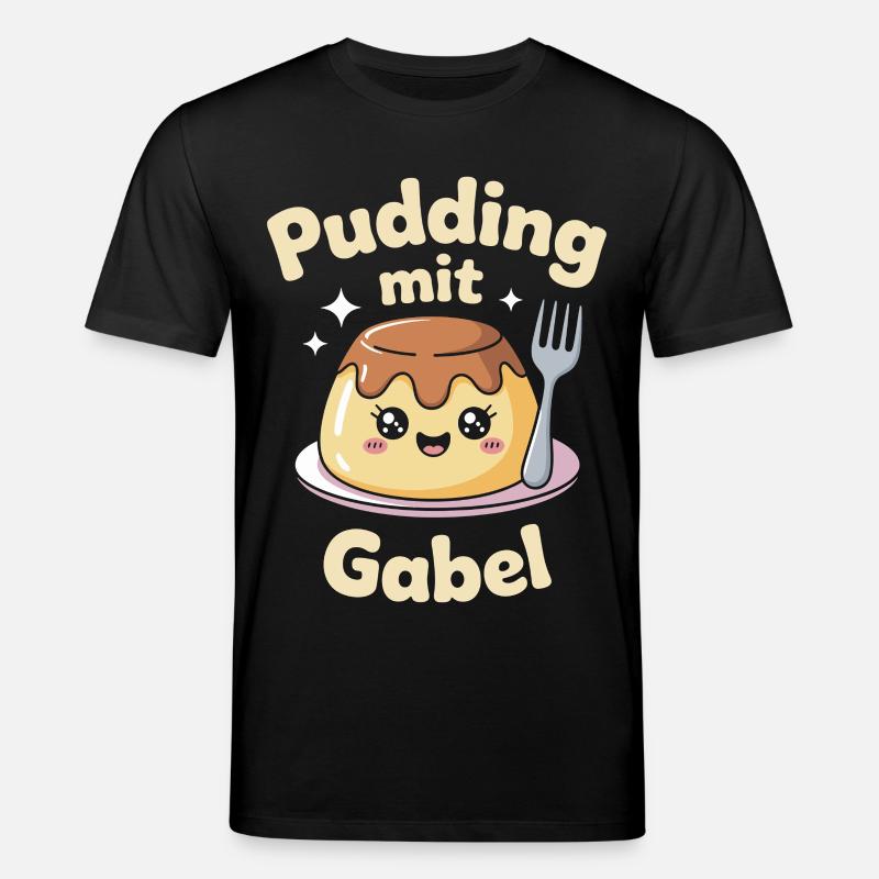 Pudding à la fourchette - T-shirt bio CREATOR Stanley/Stella Unisexe - noir