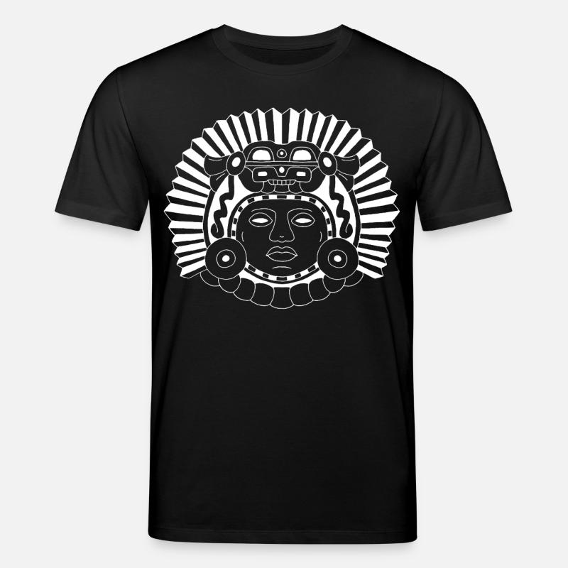 Aztekischer Drachenkönig (Weiß) - Stanley/Stella Unisex Bio-T-Shirt CREATOR  - Schwarz