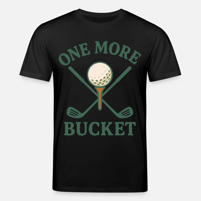 Ein weiterer Eimer Golfschläger Fun Design - Stanley/Stella Unisex Bio-T-Shirt CREATOR  - Schwarz