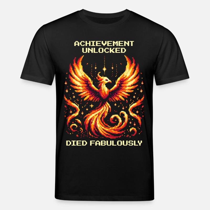 Succès débloqué : Mort fabuleuse | JDR - T-shirt bio CREATOR Stanley/Stella Unisexe - noir