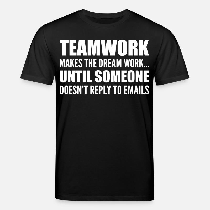 Gemeinschaftsarbeit... ohne E-Mail-Antwort - Stanley/Stella Unisex Bio-T-Shirt CREATOR - Schwarz