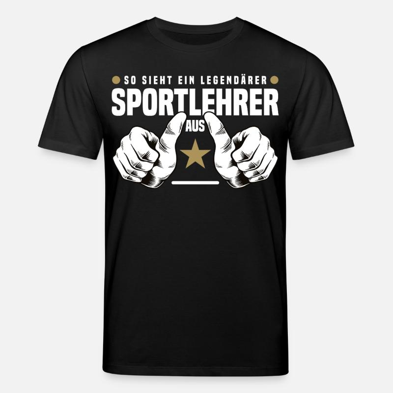Sportlehrer - Stanley/Stella Unisex Bio-T-Shirt CREATOR  - Schwarz