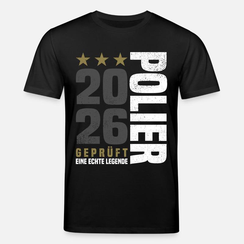 Geprüfter Polier 2026 - Stanley/Stella Unisex Bio-T-Shirt CREATOR  - Schwarz