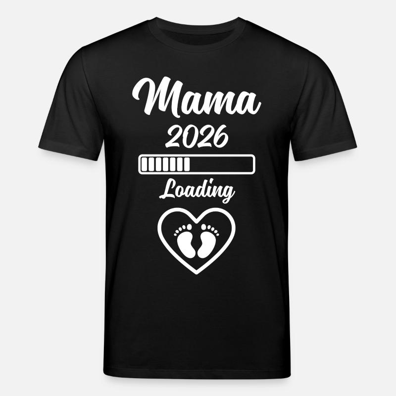Mama 2026 Loading - Stanley/Stella Unisex Bio-T-Shirt CREATOR  - Schwarz
