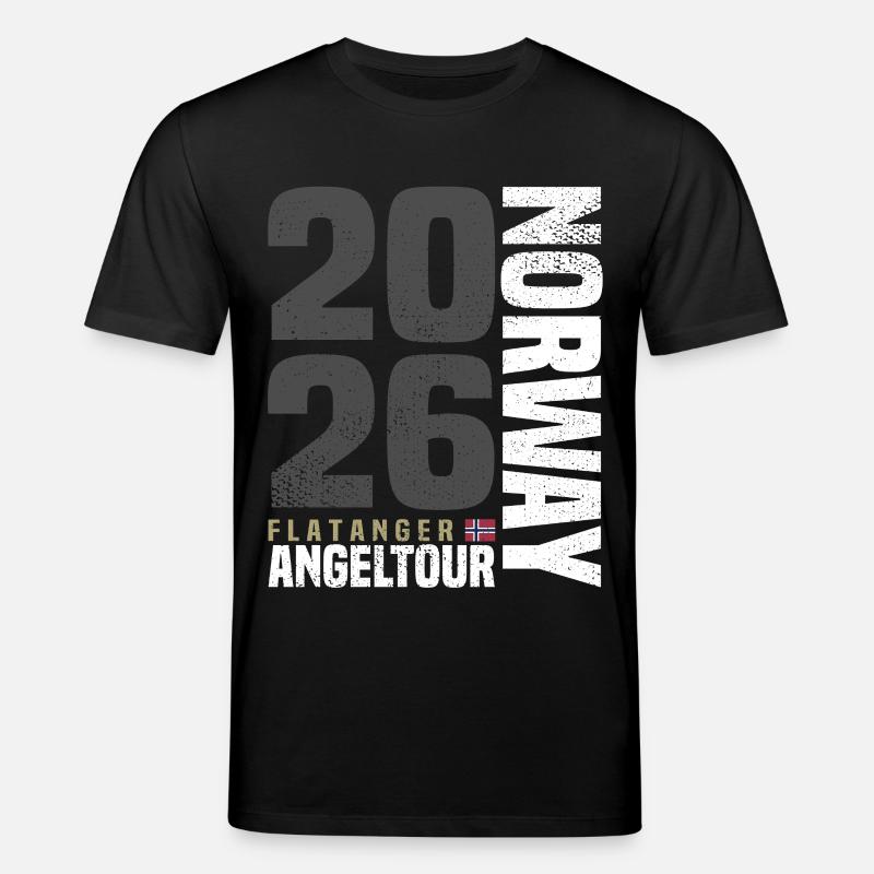 Angeltour Norwegen Flatanger - Stanley/Stella Unisex Bio-T-Shirt CREATOR  - Schwarz