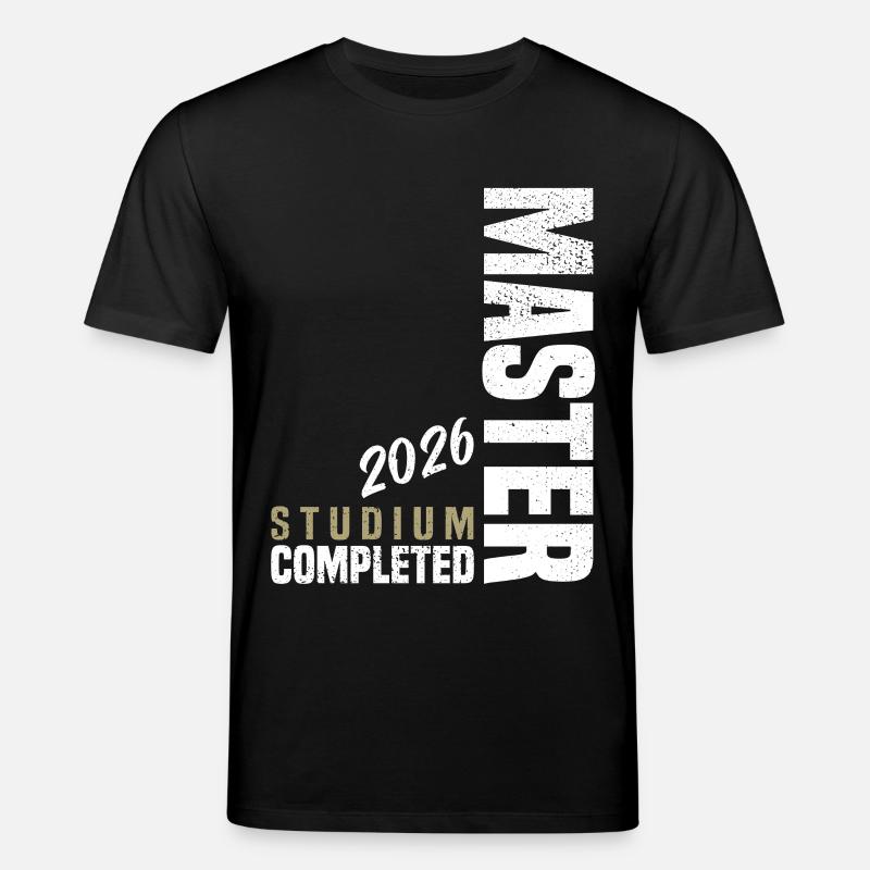 Master Studium Abschluss 2026 - Stanley/Stella Unisex Bio-T-Shirt CREATOR  - Schwarz