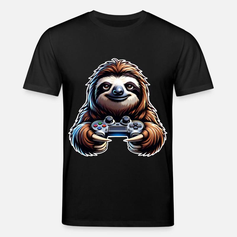 Gaming Faultier Controller - Stanley/Stella Unisex Bio-T-Shirt CREATOR  - Schwarz