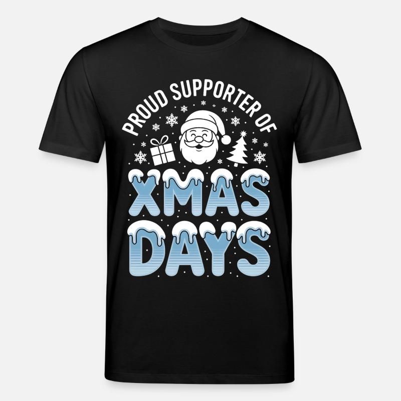 Partisans des jours de Noël - T-shirt bio CREATOR Stanley/Stella Unisexe - noir