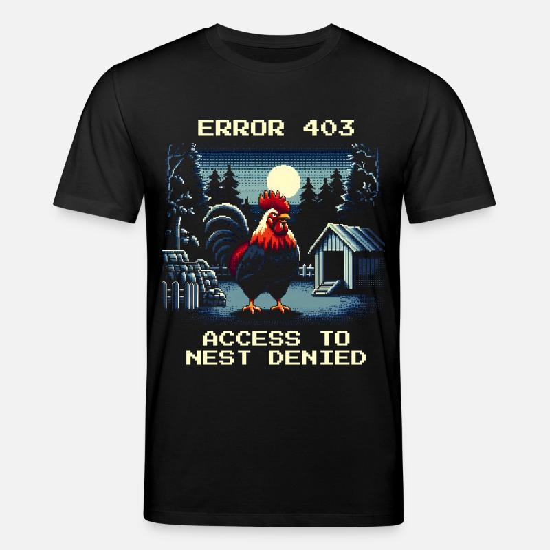 Accès refusé | Erreur Nest 403 - T-shirt bio CREATOR Stanley/Stella Unisexe - noir