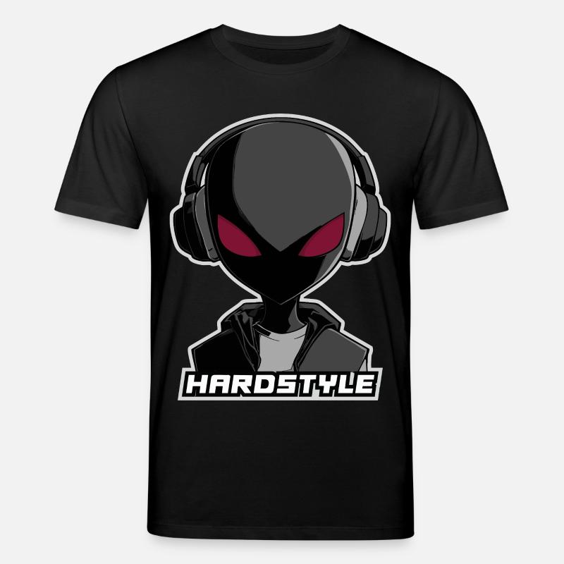 Hardstyle Alien – Conception musicale au casque - T-shirt bio CREATOR Stanley/Stella Unisexe - noir
