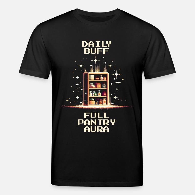 Garde-manger complet | Pixel Art - T-shirt bio CREATOR Stanley/Stella Unisexe - noir