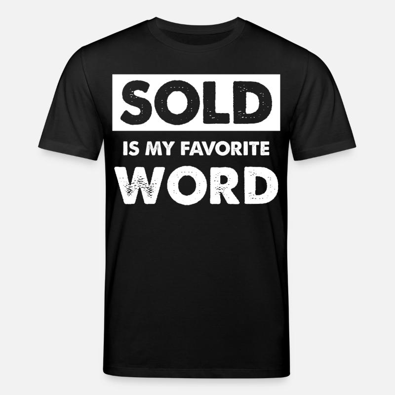 Mot préféré vendu chemise déclaration - T-shirt bio CREATOR Stanley/Stella Unisexe - noir