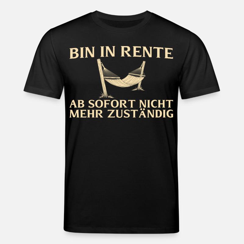 Rente N’est plus responsable - retraite - T-shirt bio CREATOR Stanley/Stella Unisexe - noir