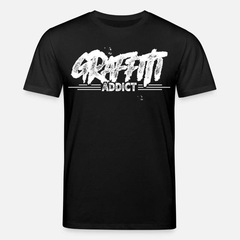 Graffiti - Stanley/Stella Unisex Bio-T-Shirt CREATOR  - Schwarz